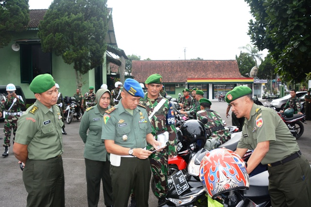 Korem Makutarama Tingkatkan Kedisiplinan Prajuritnya